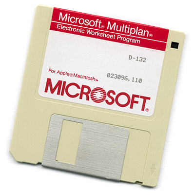 Microsoft#174; Multiplan#174; Electronic Worksheet Program Disk c.1984