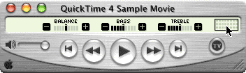 QuickTime 5 Preview Window — Controls Visible