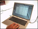 Apple Titanium PowerBook G4 — Photo Copyright © 2001 Noel Rubin 